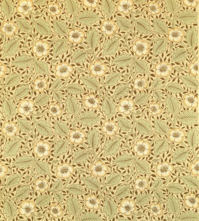 「ブライアーローズ」の壁紙デザイン 作： William Morris